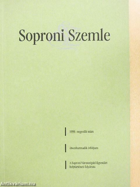 Soproni Szemle 1999/4.
