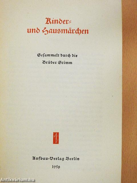 Kinder- und Hausmärchen 