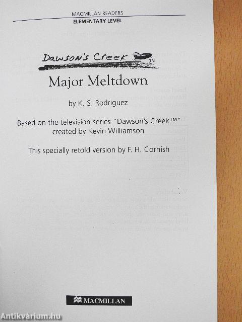 Dawson's Creek: Major Meltdown - CD-vel