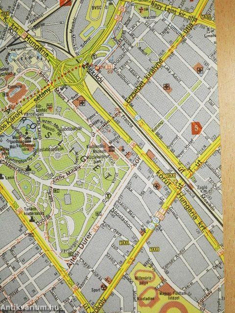 Budapest belváros zsebtérkép