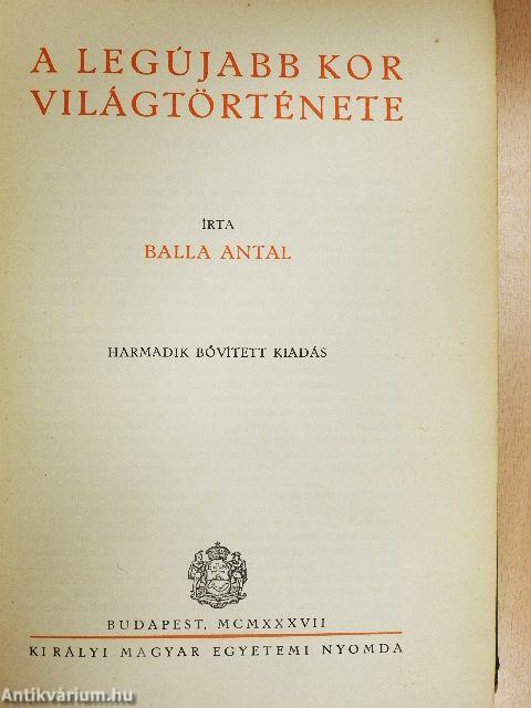 A legújabb kor világtörténete