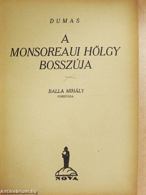 A monsoreaui hölgy bosszúja