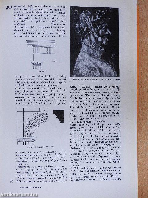 Művészeti lexikon I-IV.