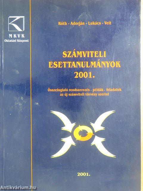Számviteli esettanulmányok 2001.