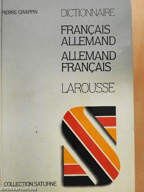 Dictionnaire Francais-Allemand/Allemand-Francais