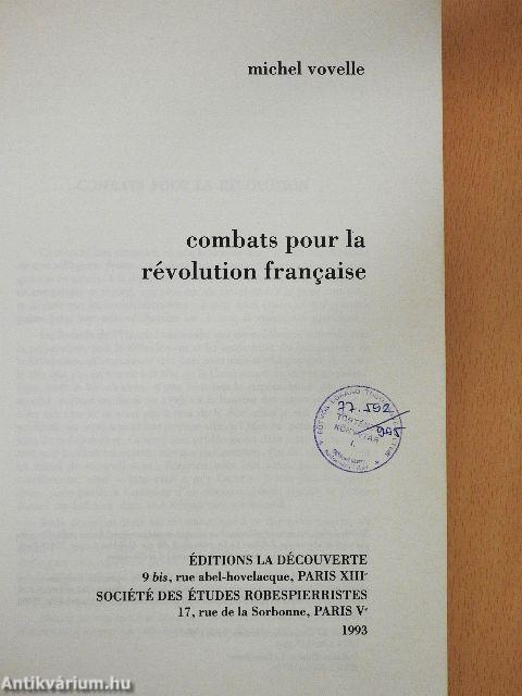 Combats pour la révolution francaise