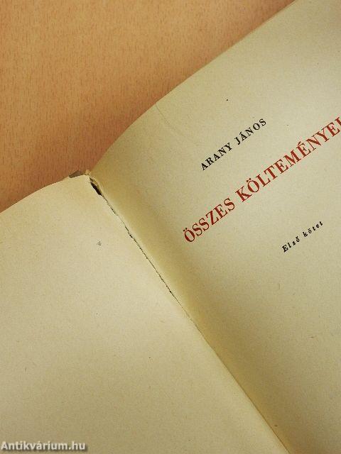 Arany János összes költeményei I-III.