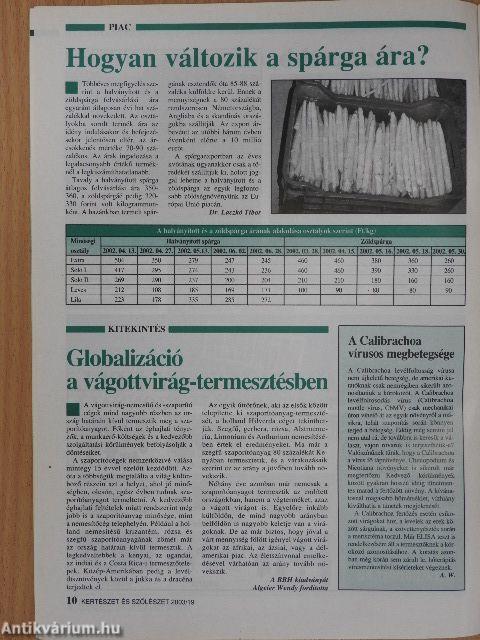 Kertészet és Szőlészet 2003. május 8.