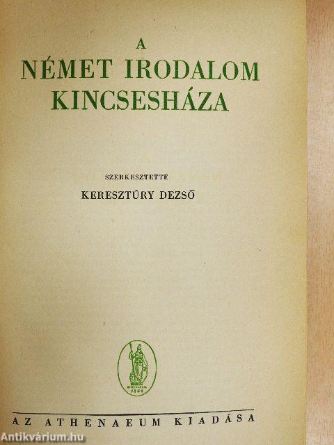 A német irodalom kincsesháza