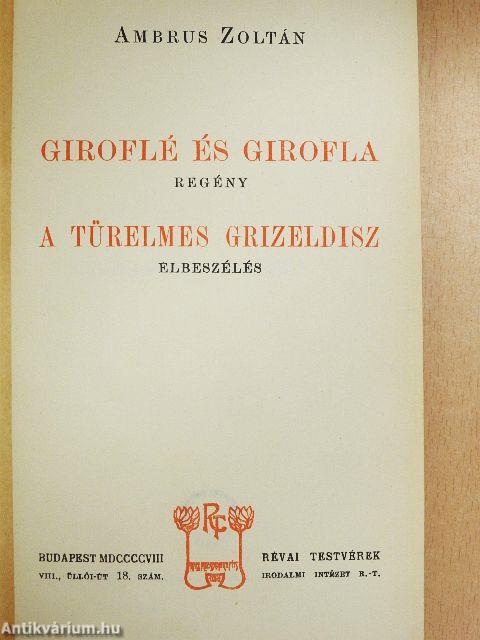 Giroflé és Girofla/A türelmes Grizeldisz