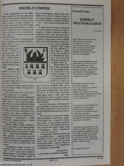Székely útkereső 1992/1-2-3.