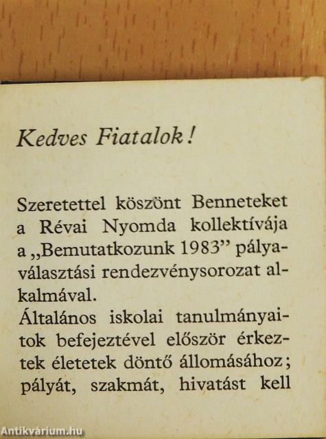 Bemutatkozunk 1983 (minikönyv)