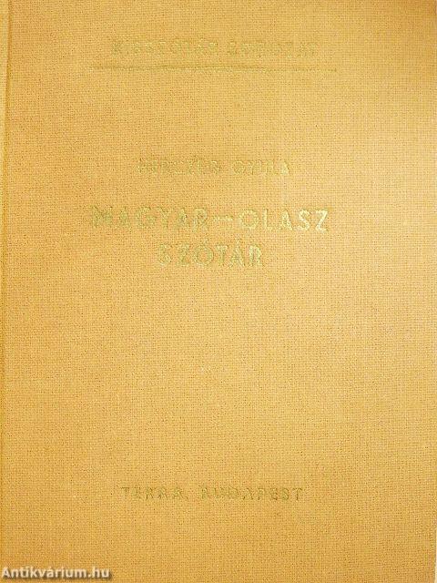 Magyar-olasz szótár