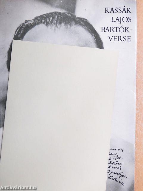 Kassák Lajos Bartók-verse