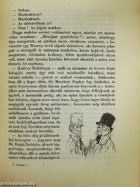 Nicholas Nickleby élete és kalandjai I-II.
