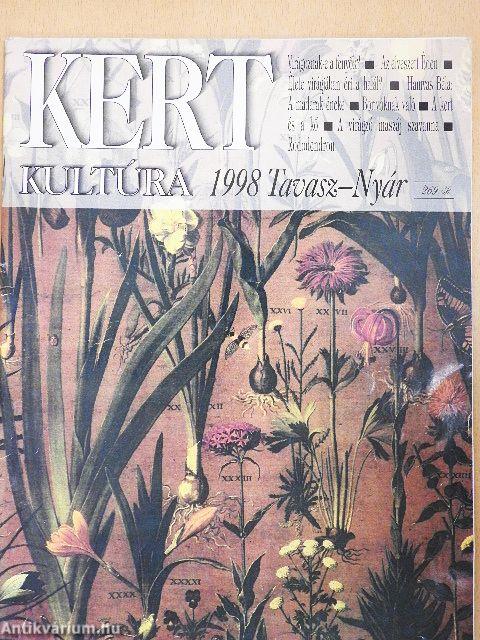 Kert-kultúra 1998. tavasz-nyár