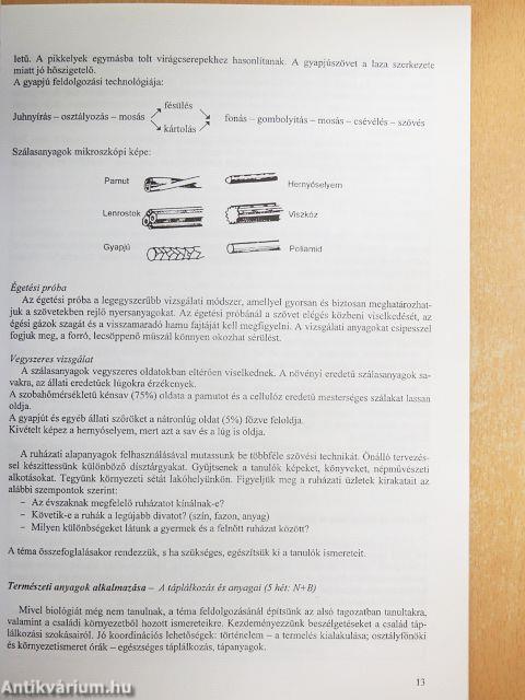 Tanári kézikönyv az Életvitel, technika, háztartástan, pályaorientáció tankönyvsorozathoz - 5-8. osztály