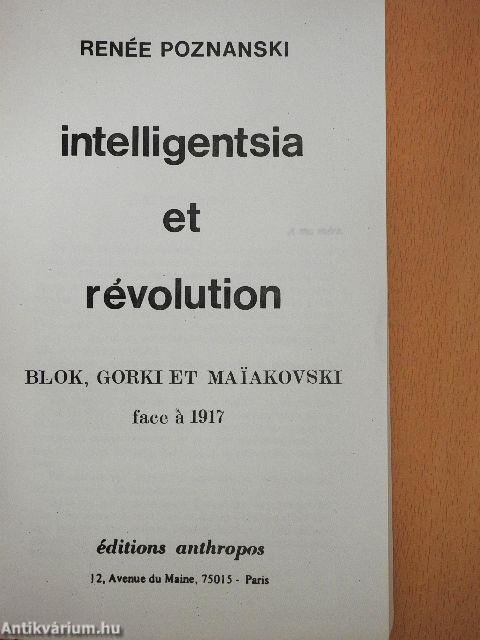 Intelligentsia et révolution