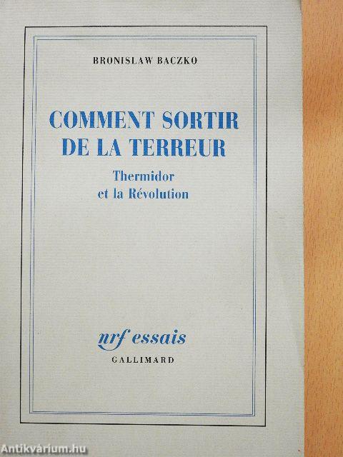 Comment sortir de la Terreur