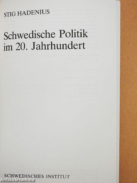 Schwedische Politik im 20. Jahrhundert
