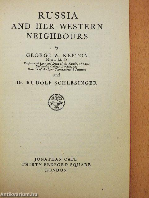 Russia and her Western Neighbours