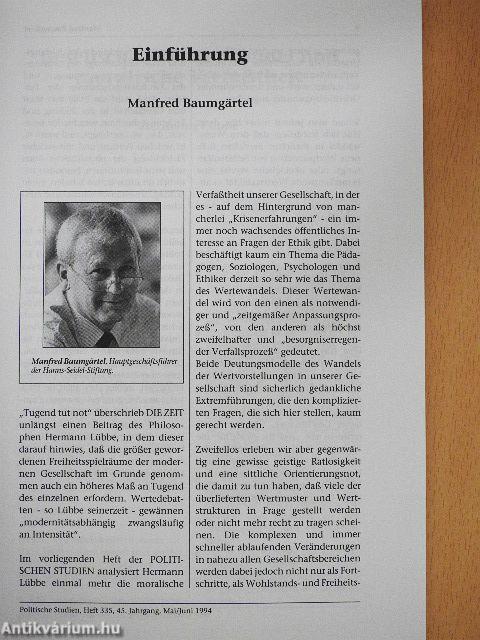 Politische Studien Mai/Juni 1994
