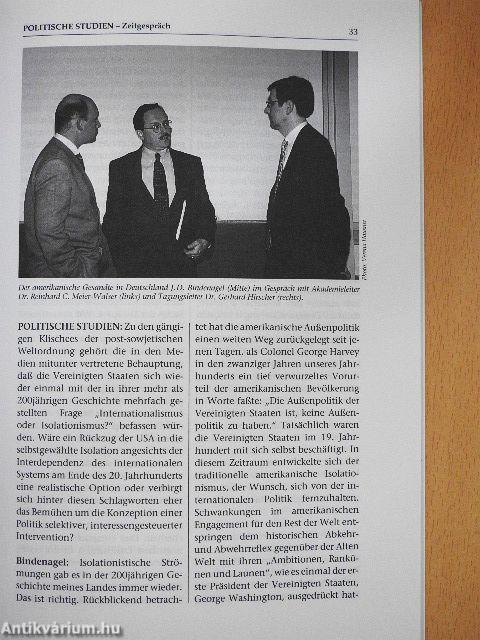 Politische Studien Mai/Juni 1996