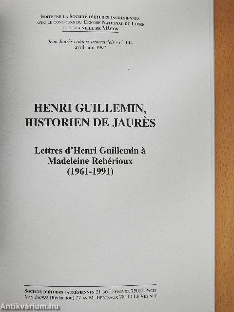 Henri Guillemin, Historien de Jaurés
