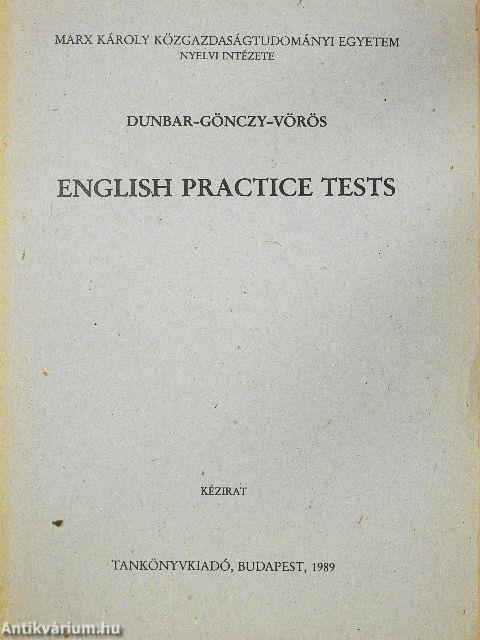 English practice tests