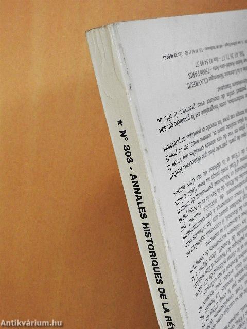 Annales Historiques de la Revolution Francaise Janvier-Mars 1996