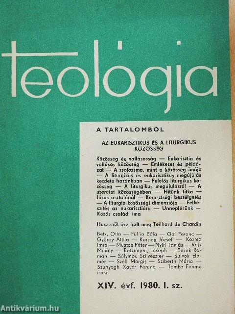 Teológia 1980/1-4.