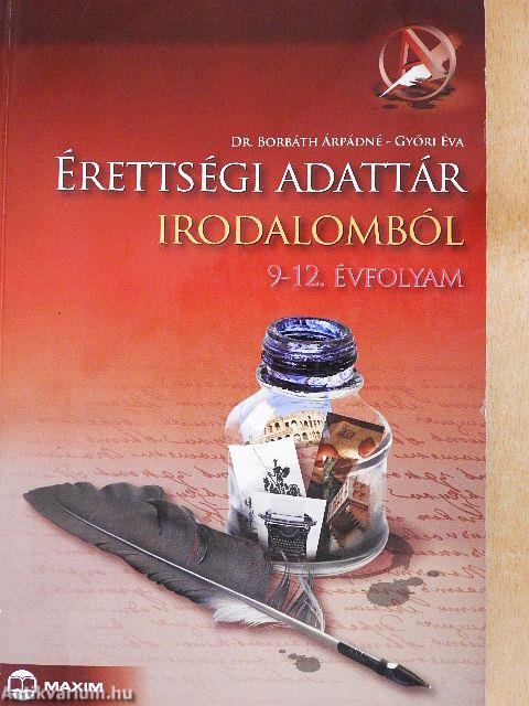 Érettségi adattár irodalomból