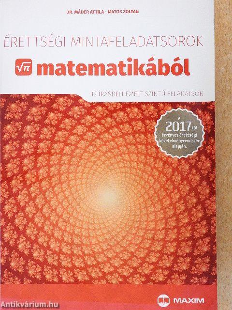 Érettségi mintafeladatsorok matematikából