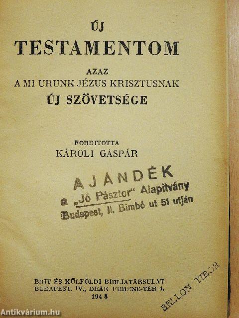 Új Testamentom/Zsoltárok könyve