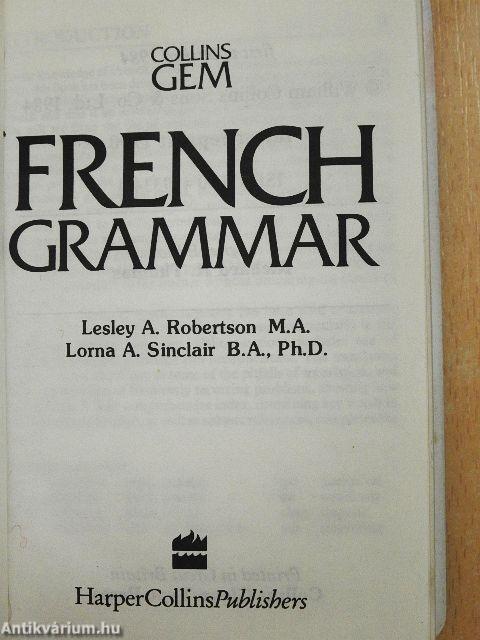 French Grammar