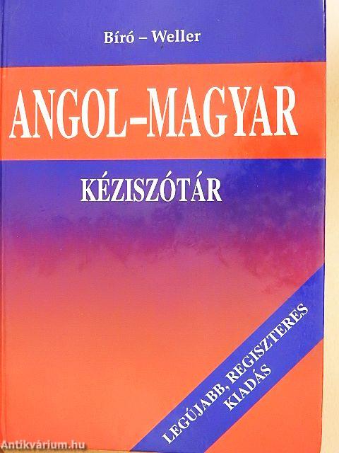 Angol-magyar kéziszótár