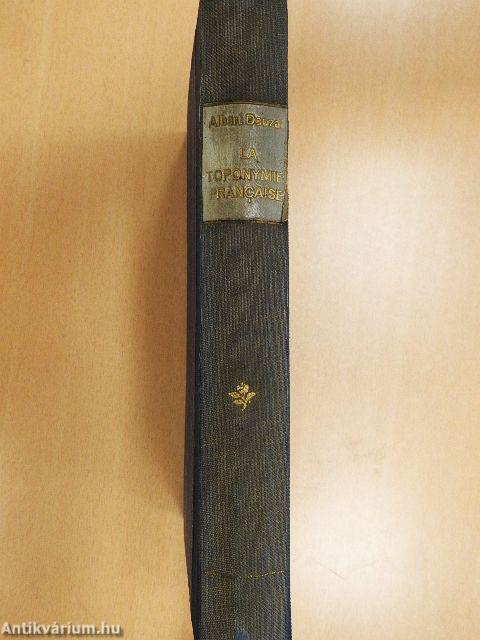 La toponymie francaise