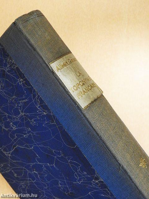 La toponymie francaise