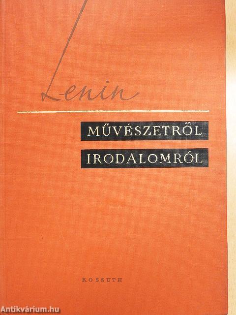 Művészetről, irodalomról