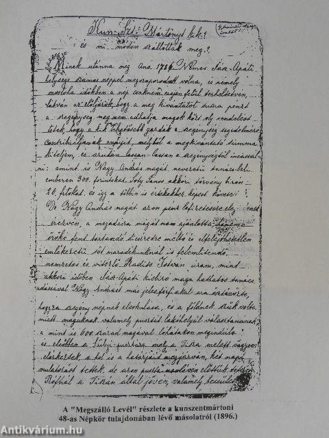 A mai Kunszentmárton megalapításának története