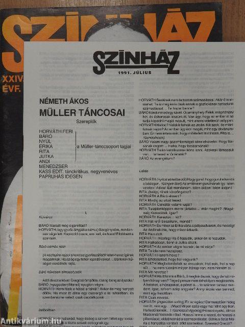 Színház 1991. július