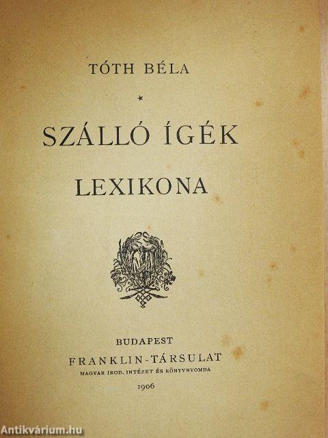Szálló ígék lexikona