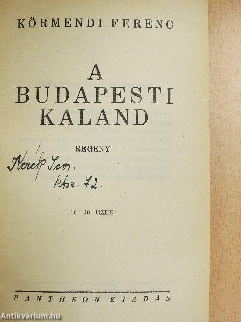 A budapesti kaland