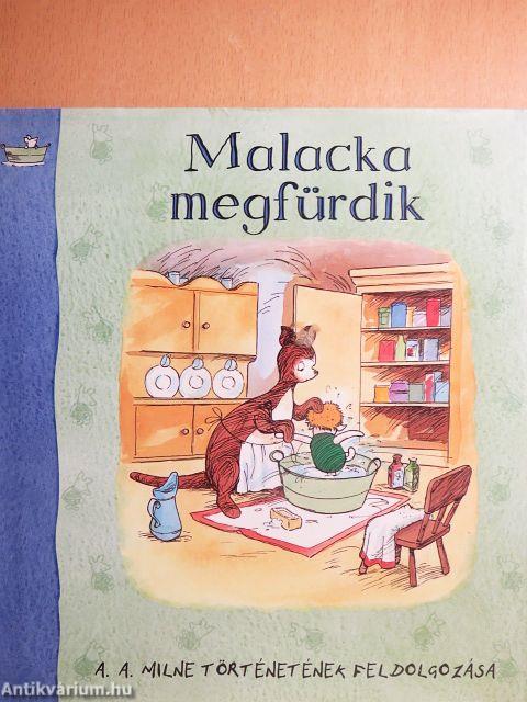 Malacka megfürdik