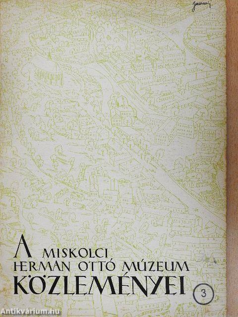 A miskolci Herman Ottó Múzeum közleményei 1956. június