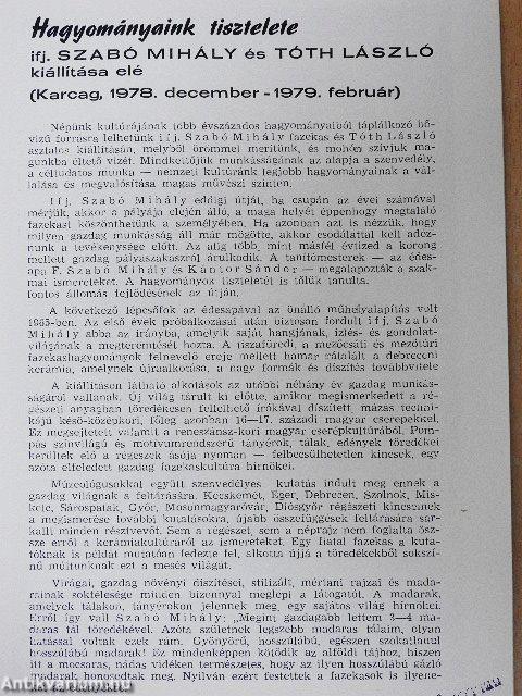 Hagyományaink tisztelete