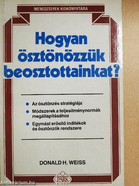 Hogyan ösztönözzük beosztottainkat?