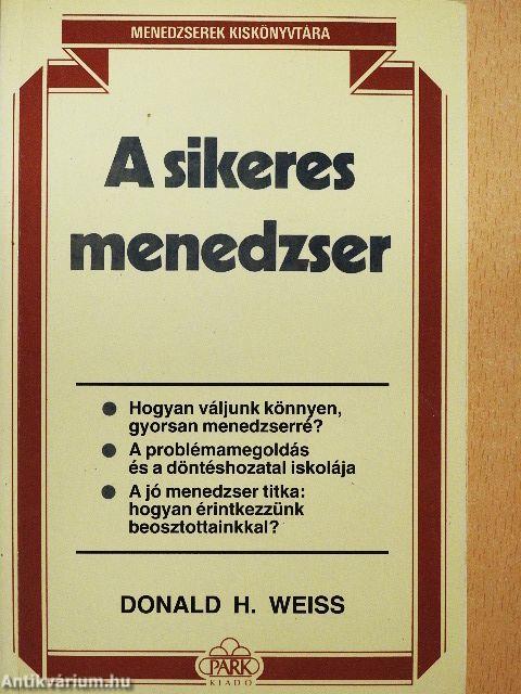 A sikeres menedzser