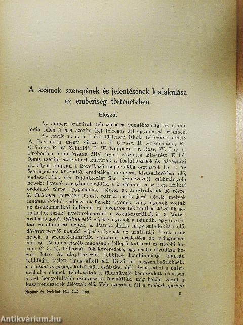 Népünk és nyelvünk 1934. július-szeptember