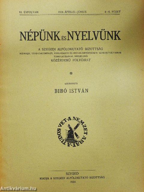 Népünk és nyelvünk 1934. április-június